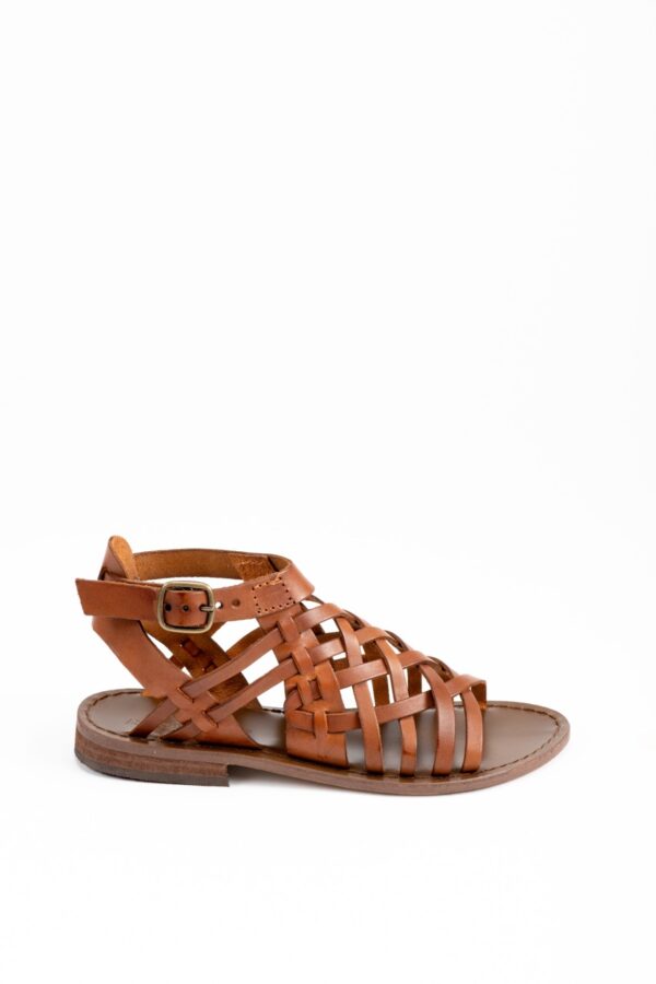 ART-047 SANDALO GLADIATORE DONNA IN VACCHETTA
